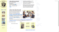 Desktop Screenshot of akkordeonwerkstatt.ch