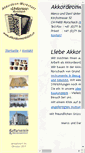 Mobile Screenshot of akkordeonwerkstatt.ch